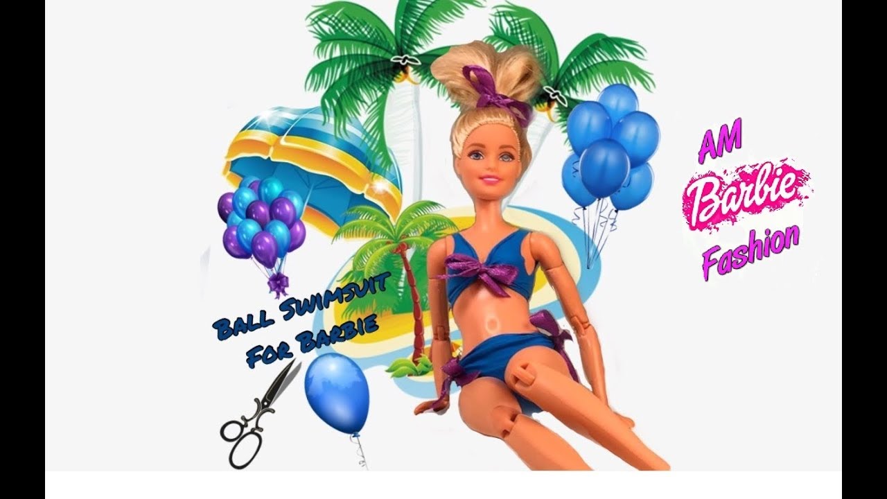 barbie swimsuit balloon