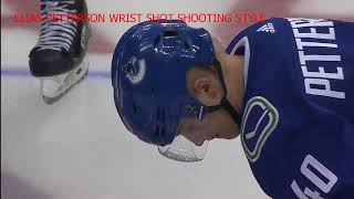 ELIAS PETTERSON WRIST SHOT  -  HANDS TOGETHER