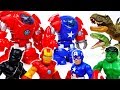 Dinosaurs Escaped From Jurassic Park~! Go Avengers, Stop Dinosaurs With Armor Suits - ToyMart TV