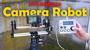 I built a CAMERA ROBOT to make perfect videos! (move a camera with Arduino)