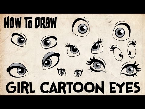 How to Draw Girl Cartoon Eyes