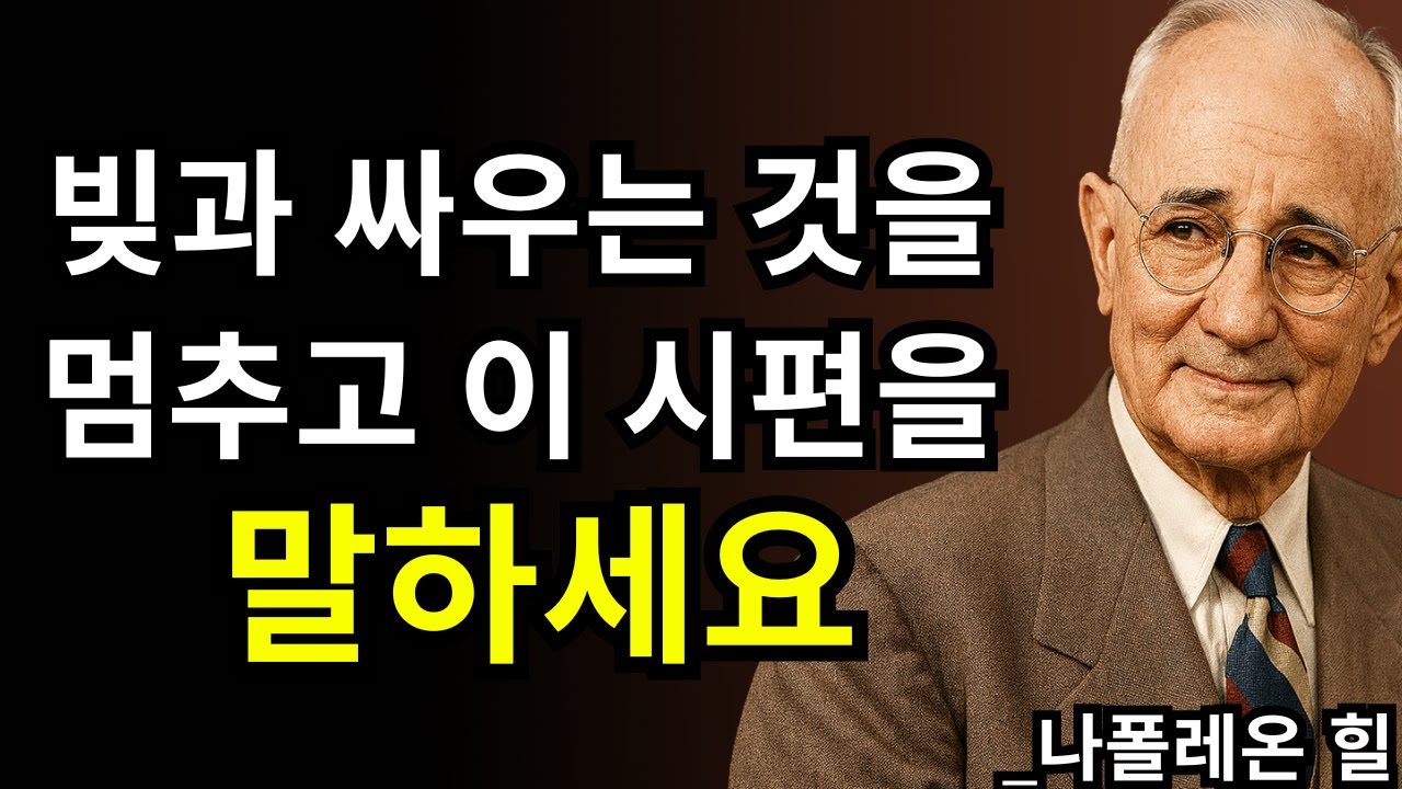 7일 동안 이 시편을 하루에 한 번 반복하면 재정의 기적이 당신의 삶에 들어올 것입니다 | 나폴레온 힐