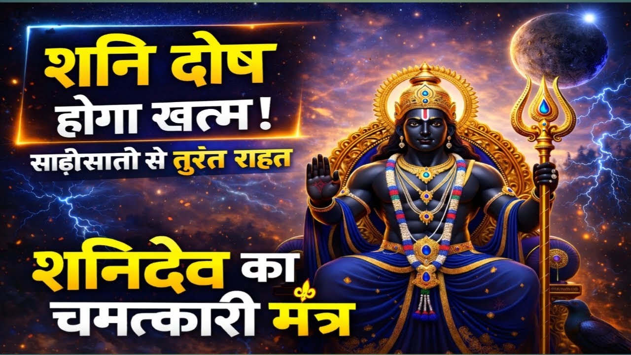 शनि दोष तुरंत शांत होगा 🙏 | Powerful Shani Mantra | शनि पीड़ा से मुक्ति | Shree Radha Bhakti
