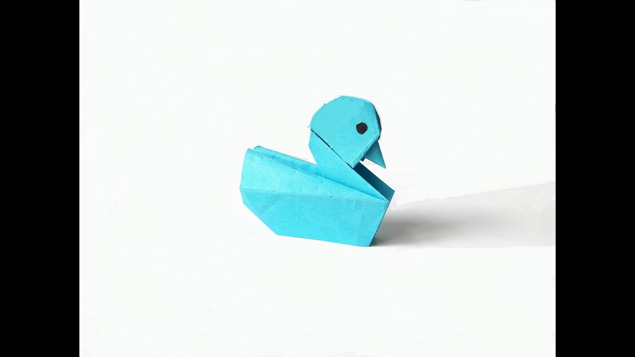How to make a Paper duck? (easy origami) YouTube