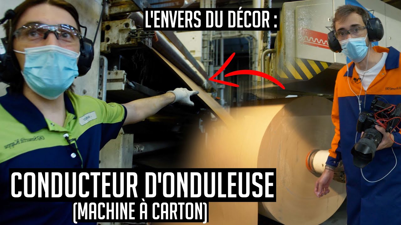 Une journée avec #23 : un conducteur d'onduleuse (une machine à carton)