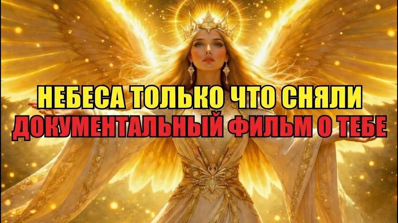 Избранный, небеса сняли документальный фильм о твоем путешествии — Бог смотрит его каждое утро.