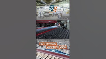 Self-cleaning screen production site.