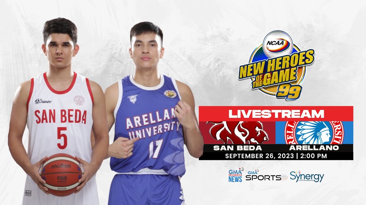 NCAA Season 99 SAN BEDA vs ARELLANO (Mens Basketball) LIVESTREAM