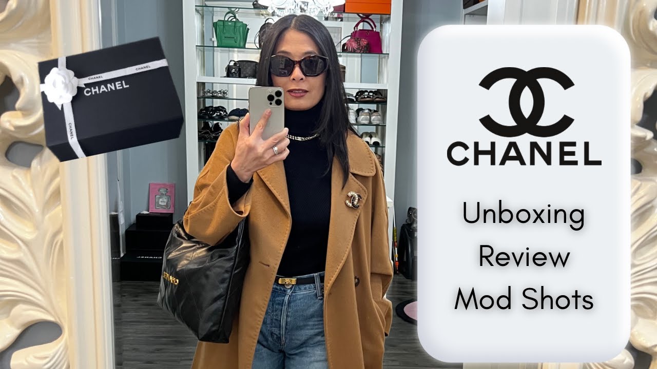 CHANEL 22 bag unboxing, Medium Chanel 22 handbag review, Mod Shots