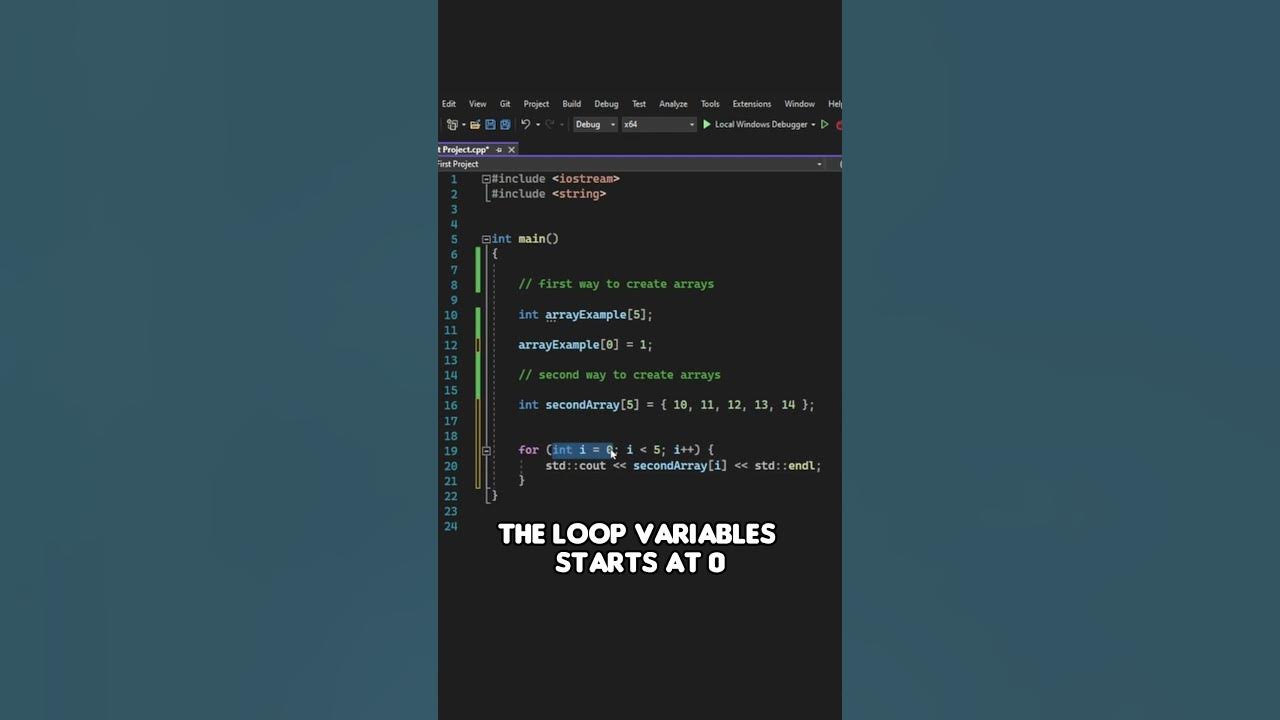 Here's How You Loop Through Arrays In C++ Programming! #shorts - YouTube