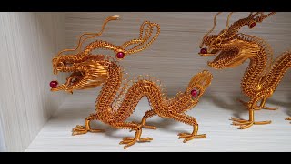 Handicraftdiy Craftsaluminum Wire Turns Into A Dragon 2020