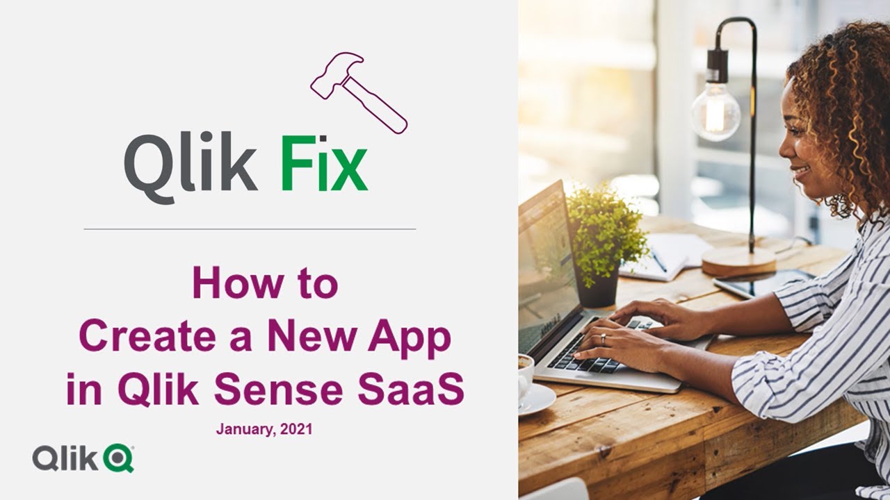 Qlik Fix: How to Create a New App in Qlik Sense SaaS - YouTube
