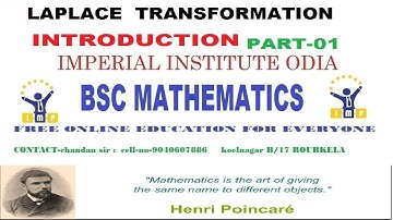 Laplace transform introduction (part-01)