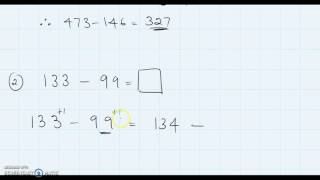 LI: to subtract using equal adjustment