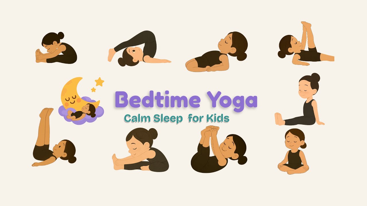 10-Minute Bedtime Yoga for Kids 🌙 | Calm Sleep Routine & Relaxing Poses