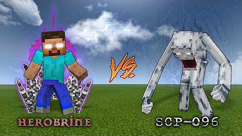 HEROBRINE vs SCP 096 | MINECRAFT