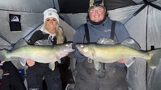 Ice Fishing Lake Winnipeg Greenbacks