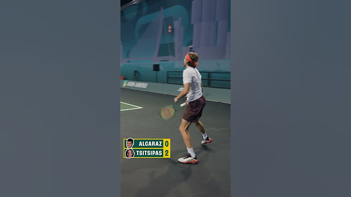 Stefanos Tsitsipas 'Flying Like A Butterfly' 🤣