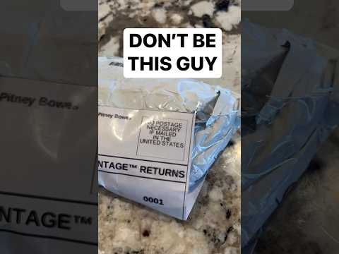 eBay return shipping label #ebay Buyer returns an item for a full refund #shorts Shipping tape WWYD