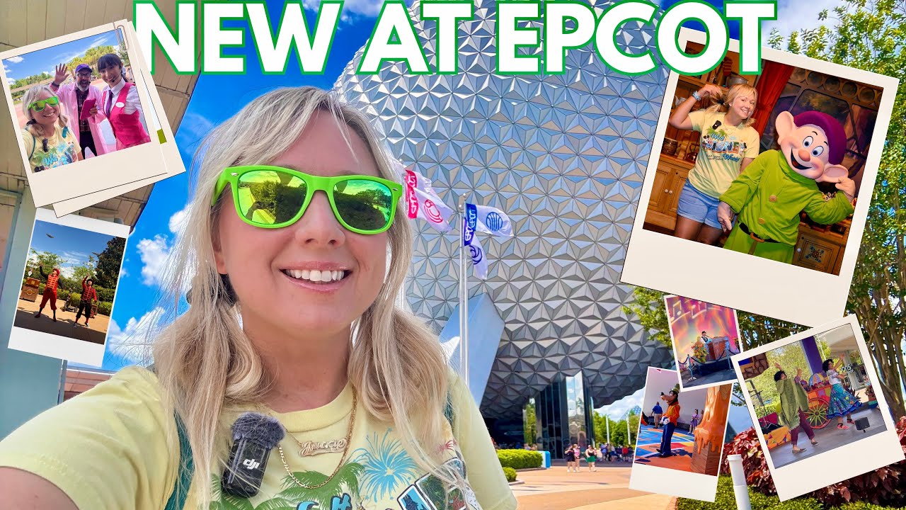 EPCOT! NEW Roaming Animatronic, Rare Characters & Surprise Summer Entertainment (+ Test Track)
