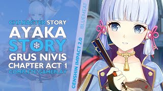Ayaka Story Quest Gameplay 'Grus Nivis Chapter Act I' The Whispers of the Crane and the White Rabbit