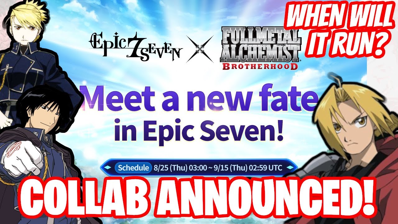 FULLMETAL ALCHEMIST BROTHERHOOD Collab Released!