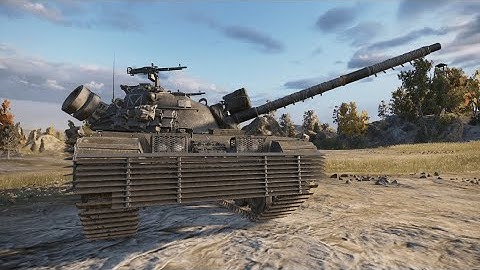 World of Tanks Console -- Chisel with 9k combined Ace Tanker Mastery on Sand River map