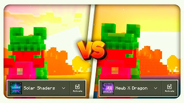 Solar Shaders VS Newb X Dragon 🔥 With Download Link