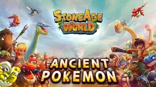 StoneAge World Android/iOS Gameplay. Ancient Pokemon screenshot 2
