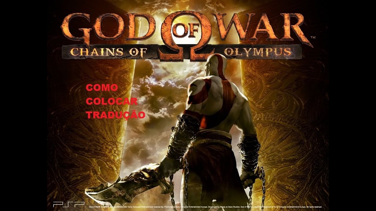 Como por tradução PT BR no GOD OF WAR CHAINS OF OLYMPUS PSP 