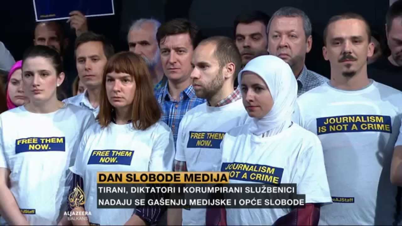 قناة الجزيرة البلقان تحتفل بيوم حرية الصحافة