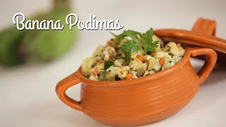 Banana Podimas (Raw Plantain Bhartha) | Valakkai Podimas Recipe | Vrat ka Khana