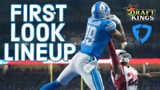 NFL Week 9 first look lineup strategy, values for DraftKings and FanDuel — Locks DFS Podcast
