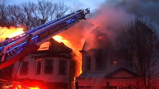 East Orange, NJ Fire Department Multiple Fatal 3rd Alarm Fire PART2 14-20 North 17th St 12/7/14