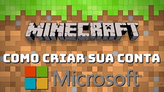 Como criar uma conta Microsoft para o Minecraft