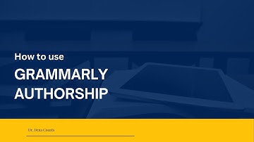 Grammarly Authorship Training