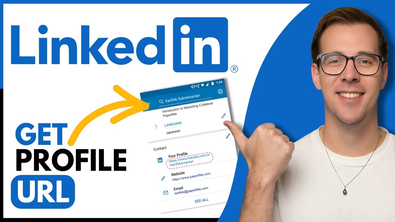 How To Get LinkedIn Profile Url (Step By Step) - YouTube