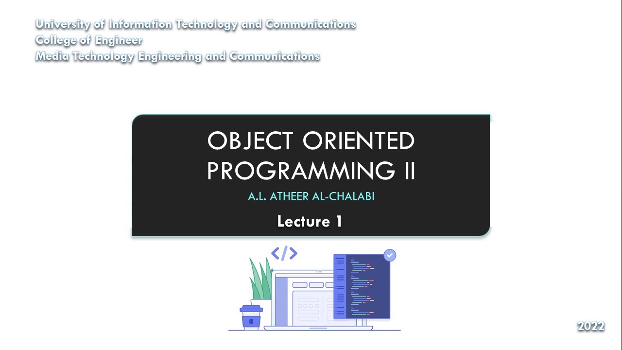OOPII - Lecture 1- Part 4 - YouTube