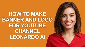 How to Make Banner and Logo for Youtube Channel Leonardo Ai - AshleyHowTo