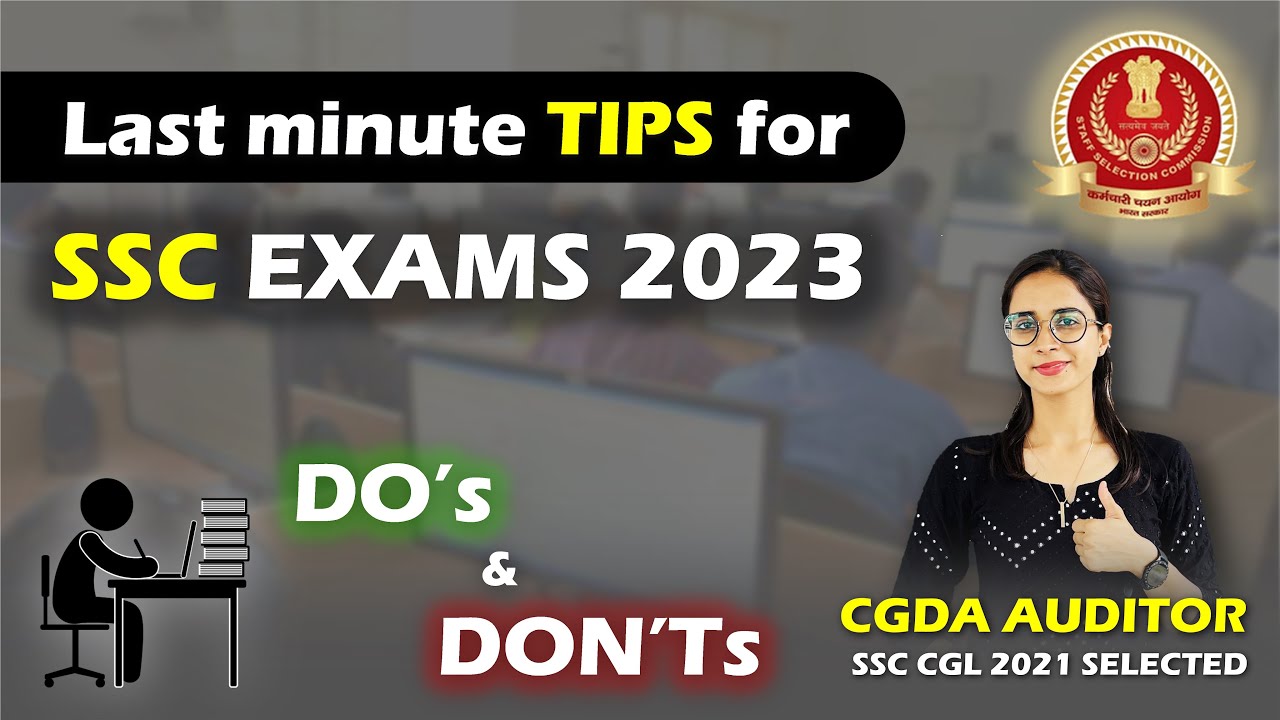 SSC CGL 2023 last minute tips || Don't do this mistake|| Motivation and ...