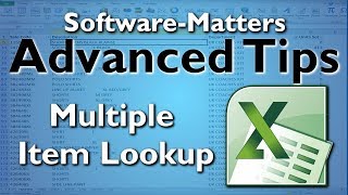 How to Perform Multiple Item Lookups in Excel (with VLOOKUP) Tutorial - NO MUSIC Version