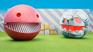 Pacman vs Monster Pacman vs Robot Pacman vs Stone Pacman