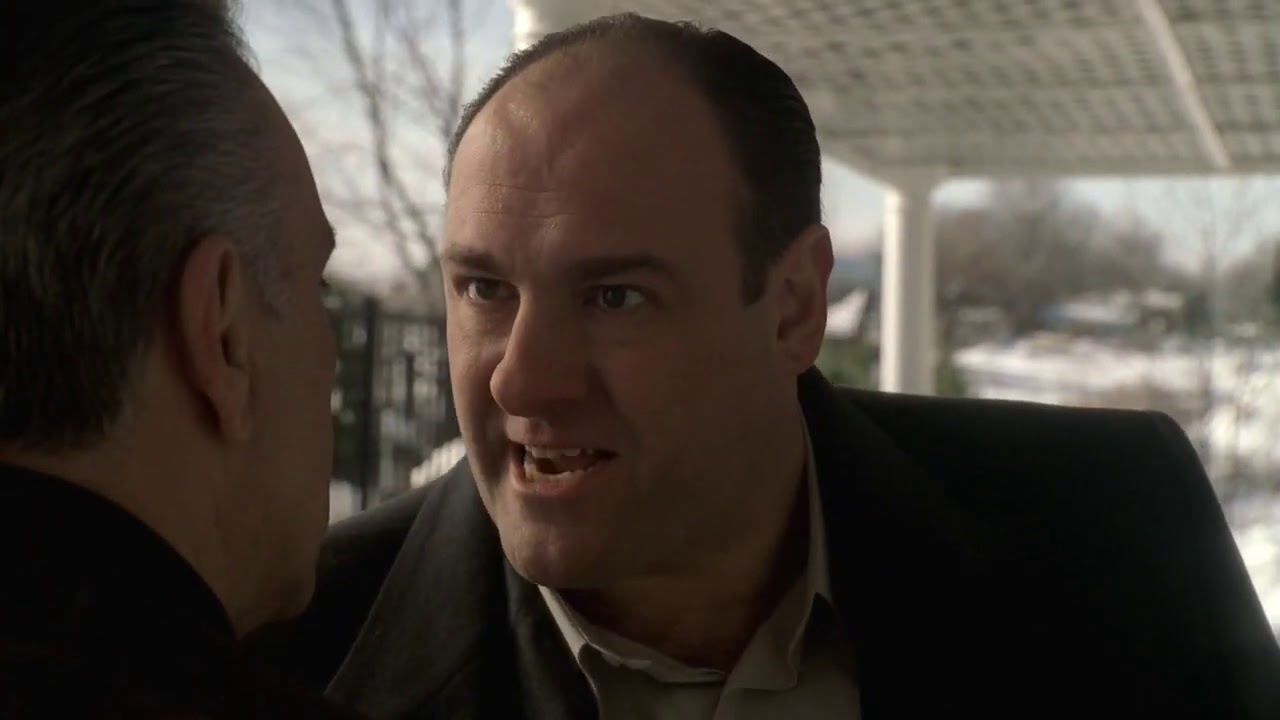 Tony és John elbeszélgetnek egymással - Maffiózók