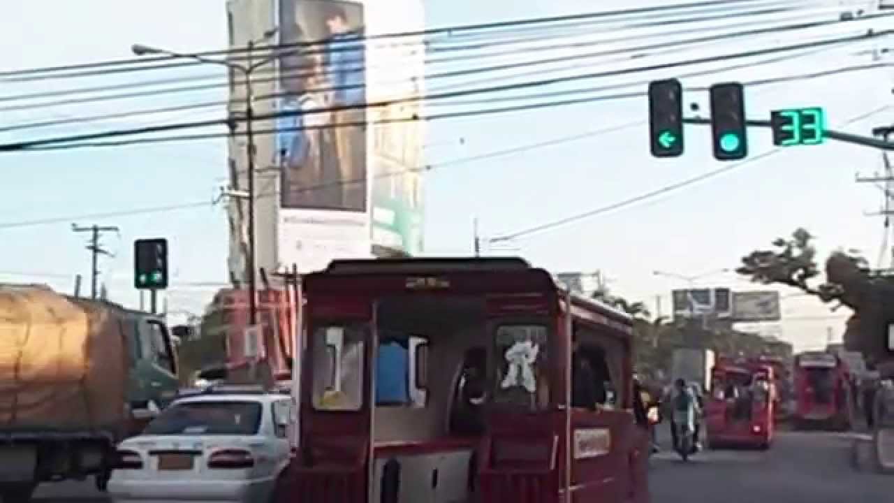 1ST DIGITAL TRAFFIC LIGHT IN CEBU PHILIPPINES IS AT MANDAUE CITY CEBU