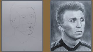 Fernando Muslera Portre çizimi | Yeni Başlayanlar İçin | How to Draw Pencil