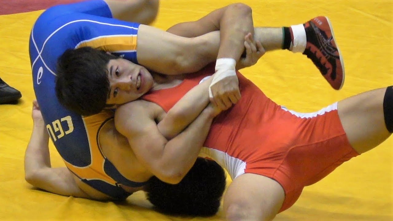 Wrestling Japan レスリング PIN CGU vs Chuo University YouTube