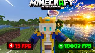আমি মাইনক্রাফট পিই (Minecraft PE)-তে ১০০০ এফপিএস পাওয়ার চেষ্টা করেছি... 🔥 screenshot 4