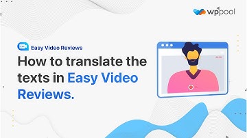 How to translate the texts in Easy Video Reviews | WordPress Video Review Plugin