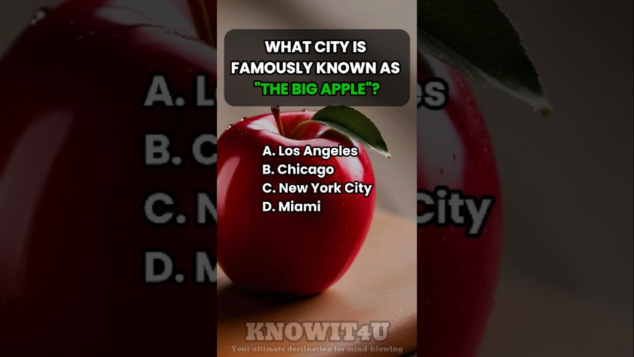 🍎🌆🌍 Geography Quiz: How Well Do You Know U.S. State Nicknames? 
