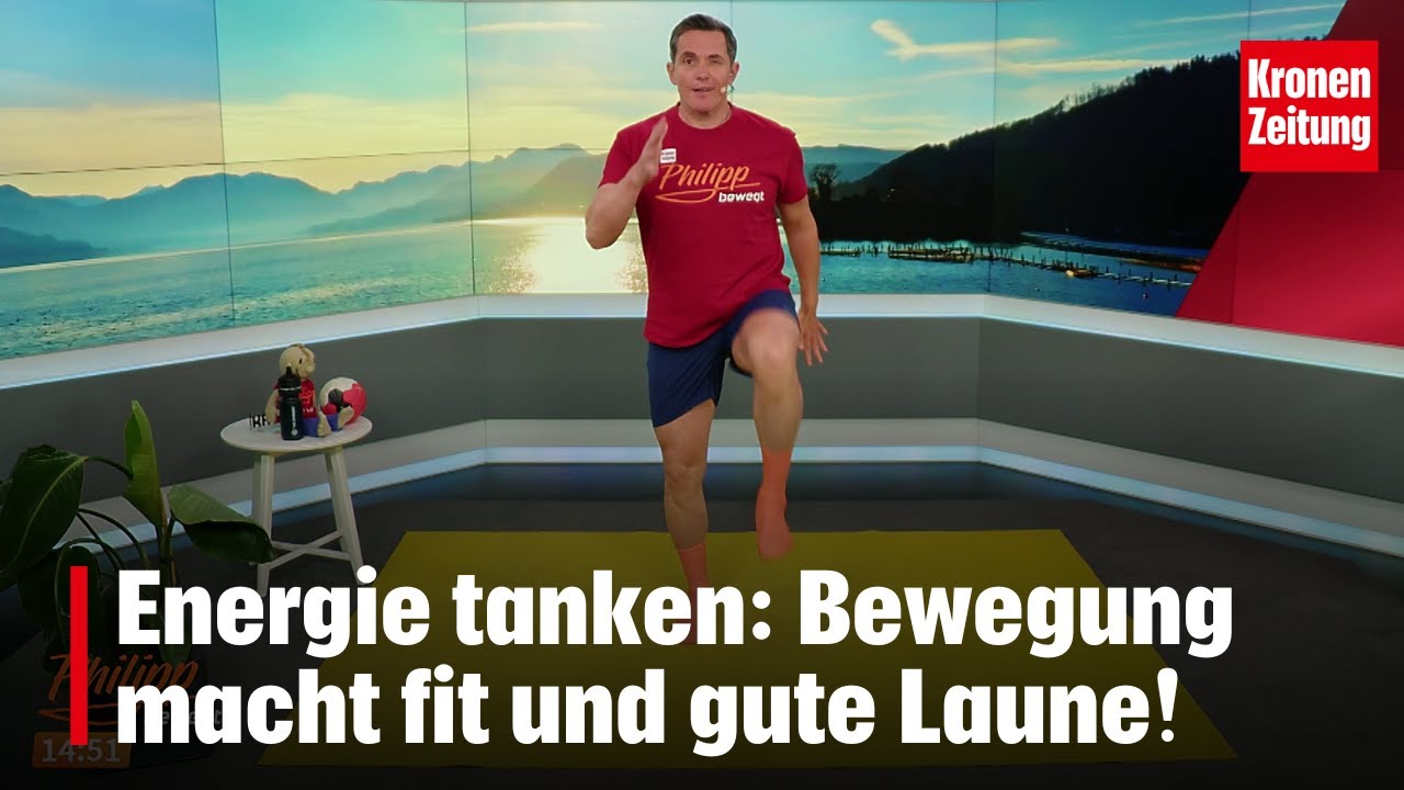 Philipp bewegt am Dienstag, 6.5.: Energie und gute Laune tanken